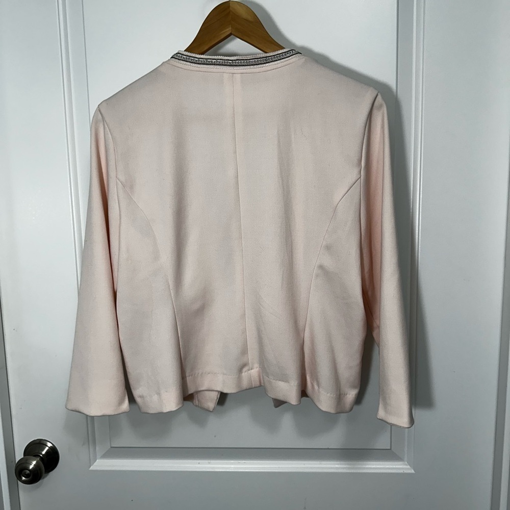 Maurice’s Polyester/Rayon/Spandex Soft Pink Jacket Size Large - Picture 2 of 6